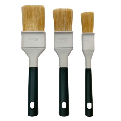 Lot 3 pinceaux plats mur et plafond GoodHome