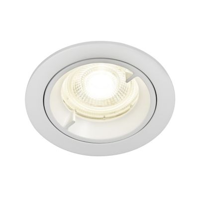 Lot 3 spots à encastrer Caius LED GU10 Ø8,5cm IP44 345lm 50W 5.2W Blanc neutre
