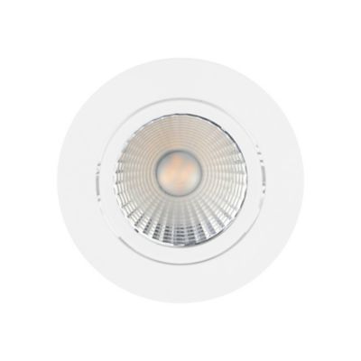 Lot 3 spots encastrable LED intégrée Dorado dimmable Ø8,5cm 380lm IP20 blanc chaud Nordlux blanc