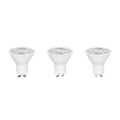 Kit de 3 Spots à encastrer halogènes 35W Alu brossé