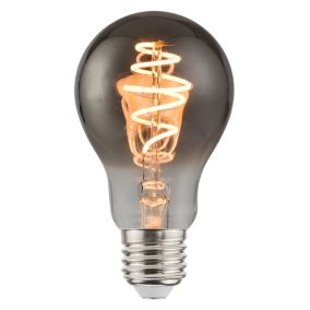 Ampoule LED à filament linéaire Calex E27 1100lm blanc chaud verre ambré