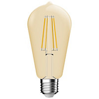 Lot 4 ampoules dimmable E27 ST64 4,2W blanc chaud Nordlux Gold color +1 gratuit