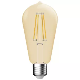 Lot 4 ampoules dimmable E27 ST64 4,2W blanc chaud Nordlux Gold color +1 gratuit
