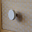 Lot 4 boutons de meuble rond blanc Chrisligne Ø40 mm