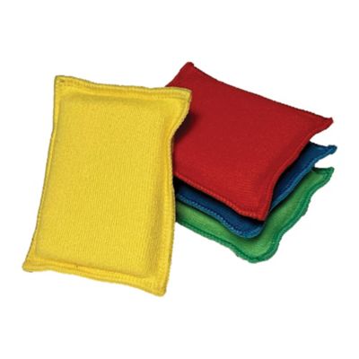 Éponges En Microfibre - Lot De 10 - Taille 12x8x4 Cm - Pour Application De Cire, Produits D'Étanchéité, Nettoyage - Coutures Intérieures Renforcées