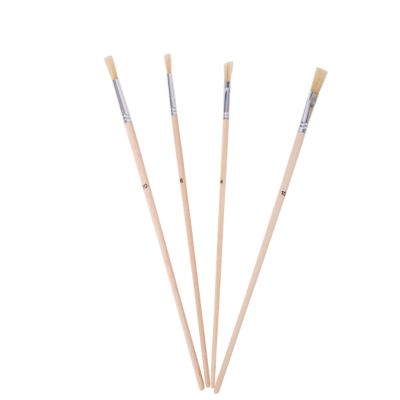 Lot 4 pinceaux artiste GoodHome 2 x n°6 + 2 x n°10