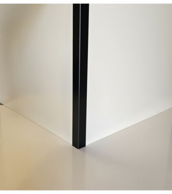 Lot 5 Cornières d'angle RAL 9005 Sat Noir - épaisseur 1mm - Long 150 cm (4 cm x 4,5 cm )