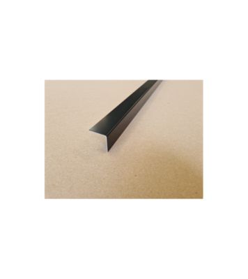 Lot 5 Cornières d'angle RAL 9005 Sat Noir - épaisseur 1mm - Long 150 cm (4 cm x 4,5 cm )