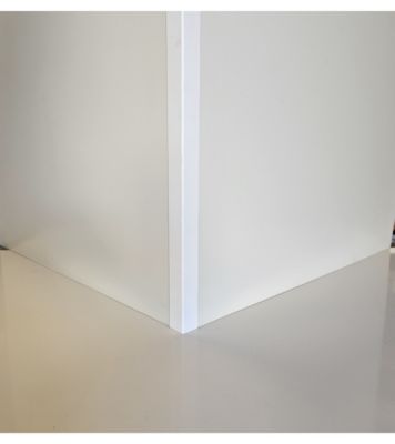 Lot 5 Cornières d'angle RAL 9010 Brillant Blanc Pur - épaisseur 1mm - Long 150 cm (2 cm x 4,5 cm )