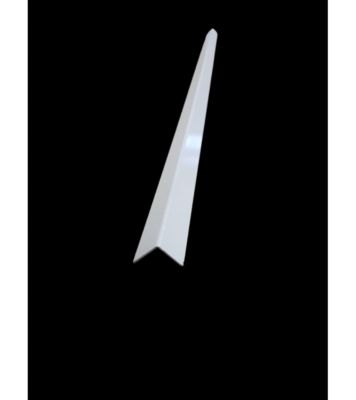 Lot 5 Cornières d'angle RAL 9010 Brillant Blanc Pur - épaisseur 1mm - Long 150 cm (2 cm x 4,5 cm )