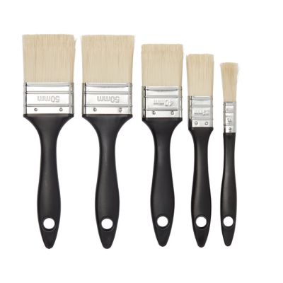 Lot 5 pinceaux peinture toutes surfaces toutes peintures différents formats