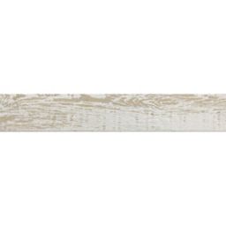 Lot 5 plinthes carrelage bois blanc mat 10 x 60 cm Denver Baldocer