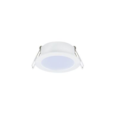 Lot 5 spots à encastrer LED Ø8,5cm IP20 345lm 4.4W blanc chaud blanc