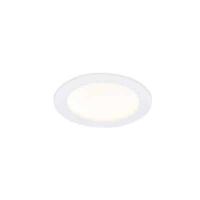 Lot 5 spots à encastrer LED Ø8,5cm IP20 345lm 4.4W blanc chaud blanc