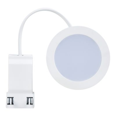 Lot 5 spots à encastrer LED Ø8,5cm IP20 345lm 4.4W blanc chaud blanc