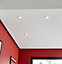 Lot 5 spots à encastrer LED intégrée rond Polson IP20 blanc chaud métal brossé Ø 8,5 cm 4,5W