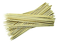 Lot 50 pics à brochettes en bambou L.25 cm x ⌀0,3 mm