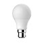 Lot 6 ampoules LED B22 806lm 60W blanc chaud