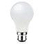 Lot 6 ampoules LED B22 A60 806lm blanc chaud 7,3W 60W Diall L.10,3 x Ø6 cm