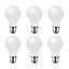 Lot 6 ampoules LED B22 A60 806lm blanc