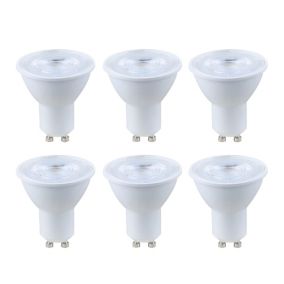 Lot 6 ampoulesLED spot réflecteur GU10 345lm 3.6W = 50W Ø5cm Diall blanc neutre