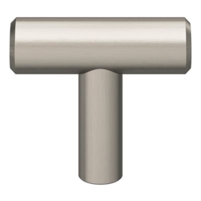 Lot 6 boutons de meuble en t GoodHome Dizel bronze Ø4cm x l.1.2cm x h. 3.5cm