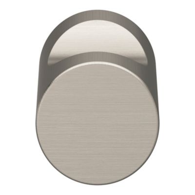 Lot 6 boutons de meuble GoodHome Dizel gris Ø2cm x h.2.5cm x p.2.5cm