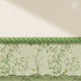 Lot 6 Moulures Décoratives Torsade Brut - 3.3x120 cm - Bois de hêtre massif - Style Parisien - A peindre
