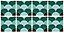 Lot 8 carreaux adhésifs décoratifs Vinyl Way Marrakech Dada Art motif cercle vert L.20 x L.20 cm x ep.1,3 mm
