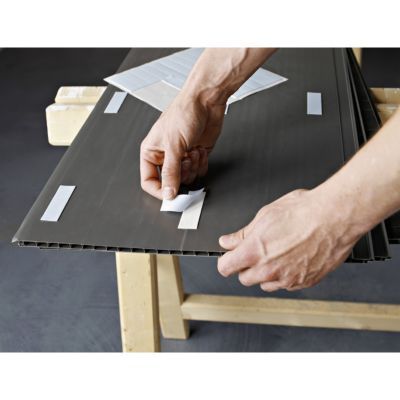 Lot 90 adhesifs pour lambris PVC Grosfillex