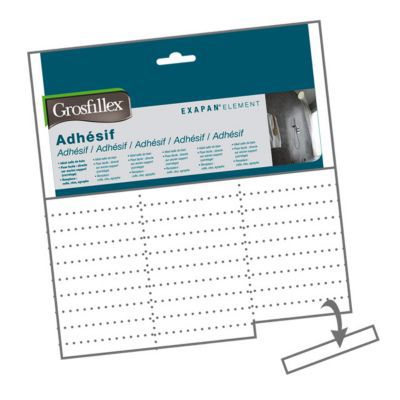 Lot 90 adhesifs pour lambris PVC Grosfillex