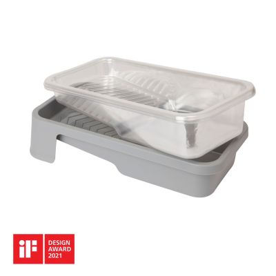 Lot bac + 6 liners GoodHome L. 100mm