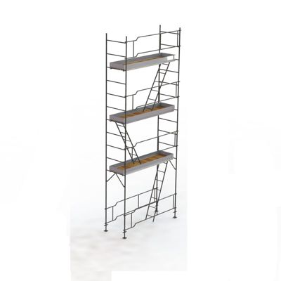 Lot échafaudage façacier diam 42 mm - 34 m2 - acier galvanisé