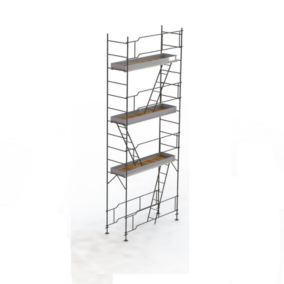 Lot échafaudage façacier diam 42 mm - 34 m2 - acier galvanisé