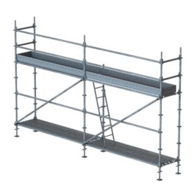 Lot échafaudage multidirectionnel diam 49 mm - 28 m2 - Acier galvanisé