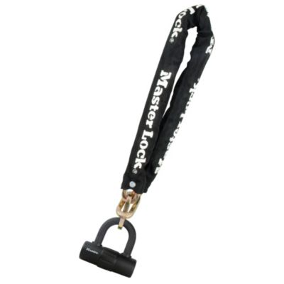 Lot chaîne 90 cm x 10 mm et mini-U Masterlock