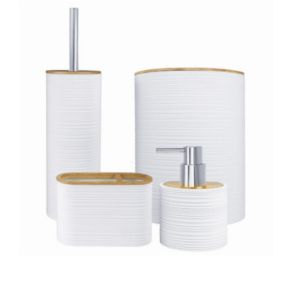 Lot d'accessoires WC DEBLANCH Nature, blanc