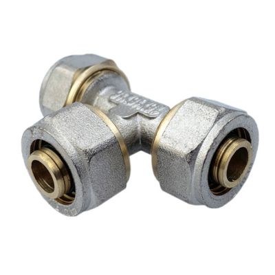 Lot de 1 Té à visser tube PER diam16x16x16 mm