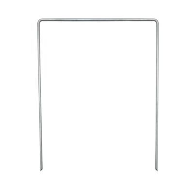 Lot de 10 agrafes de fixation inox diamètre  4 mm pour toile de paillage et géotextile