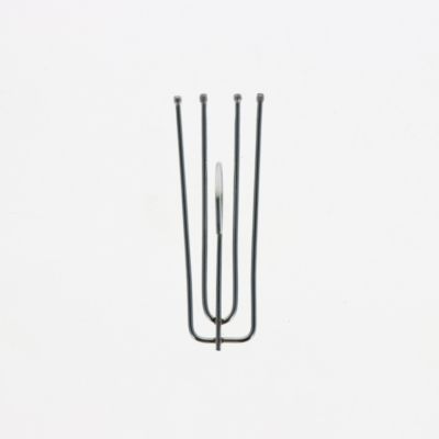 Lot de 10 agrafes pour rideaux avec 4 broches et tête flamande de 75mm en Acier Zingué - Boulet