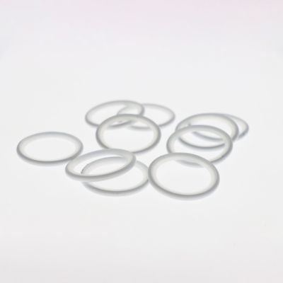 Lot de 10 anneaux avec insert pour rideaux de 35x42mm en Blanc Mat - Boulet