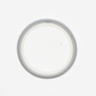 Lot de 10 anneaux avec insert pour rideaux de 35x42mm en Blanc Mat - Boulet
