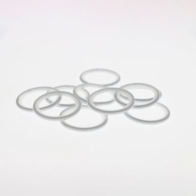Lot de 10 anneaux avec insert pour rideaux de 35x42mm en Blanc Mat - Boulet