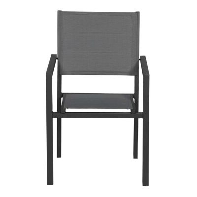 Lot de 10 chaise happy garden en aluminium 90 cm gris oui interieur