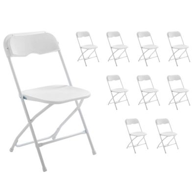 Lot de 10 chaises pliantes  Oviala