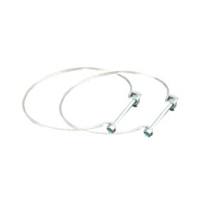 Lot de 10 colliers Monofil de serrage pour gaine flexible de ventilation - Diamètre (mm) 200