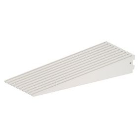 Crémaillère Twinny double perforation 200cm blanc Form