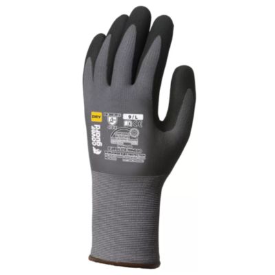 Lot de 10 gants de travail COVERGUARD EUROLITE 15N600 Gris 9