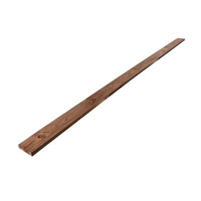 Lot de 10 Planches Rabotées Sapin Traité marron, L.240 x l.9,4 cm x Ep.17 mm