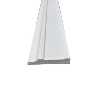 Lot de 10 Plinthes Polymère avec Bord Arrondi 3mm, L.240 cm x P.8 cm, Ep.15 mm